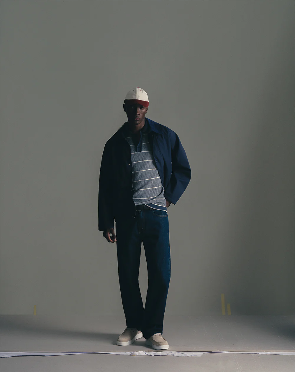 Polo regular algodón azul rayas hombre - Image 5