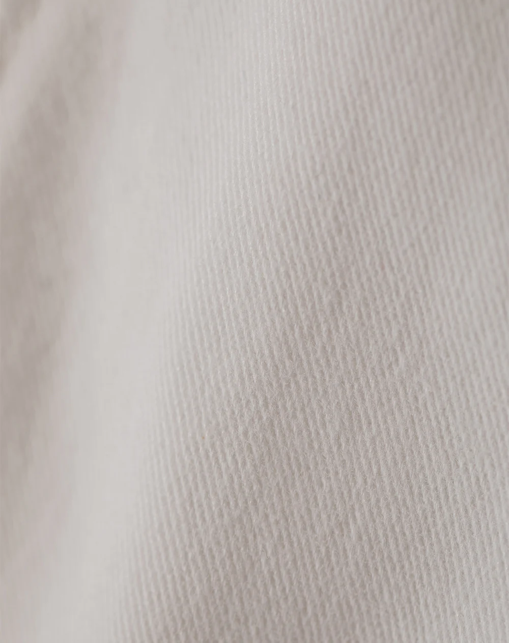 Pantalón recto tiro medio algodón blanco mujer - Image 7