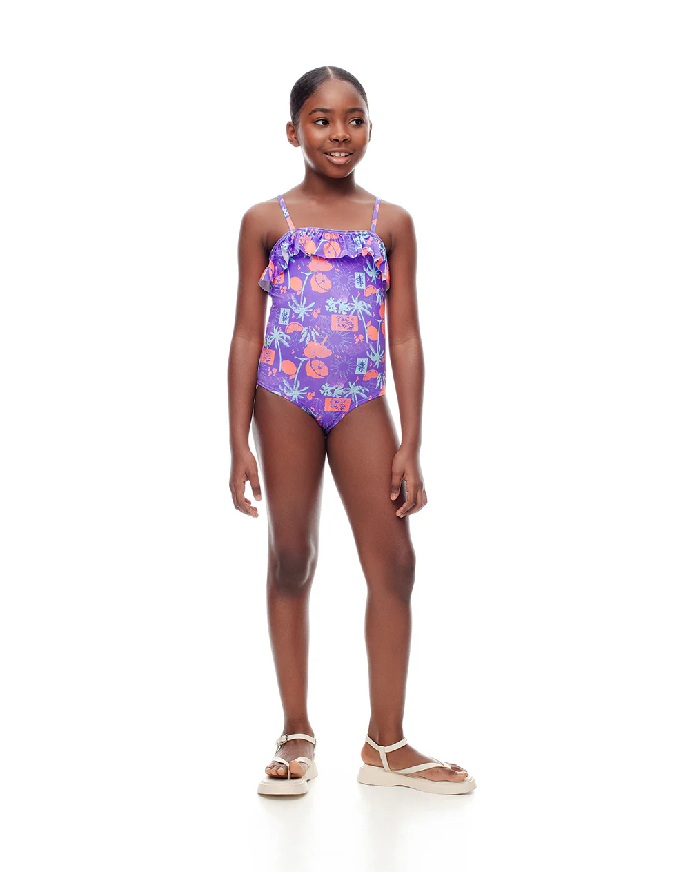 Vestido de baño estampado niña - Image 4