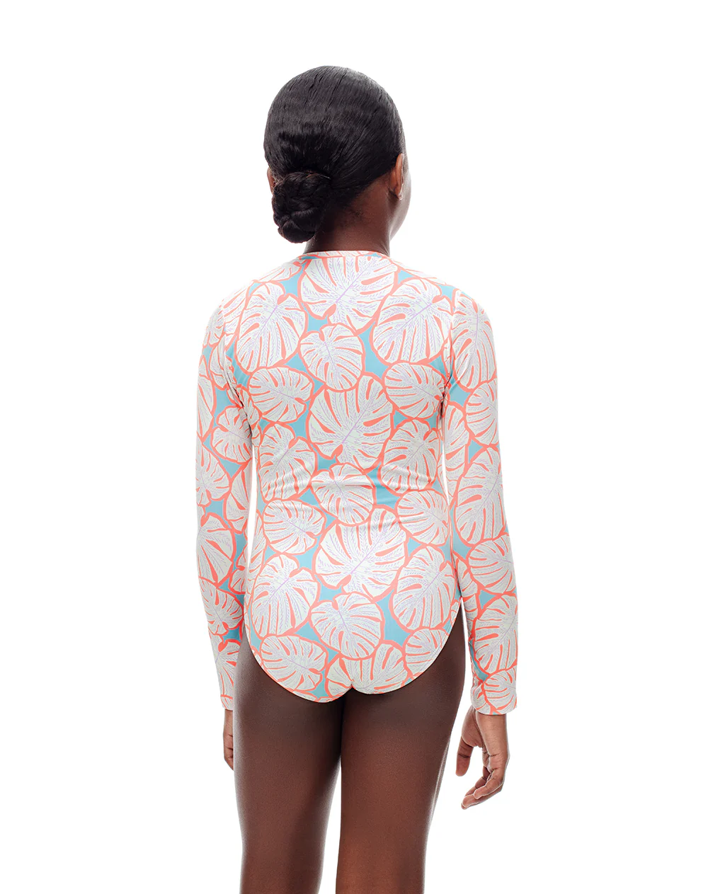 Vestido de baño maga larga estampado niña - Image 2