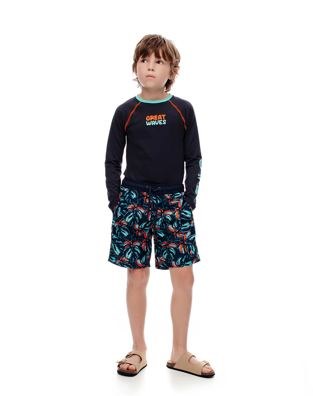 Pantaloneta de baño estampada niño - Image 4