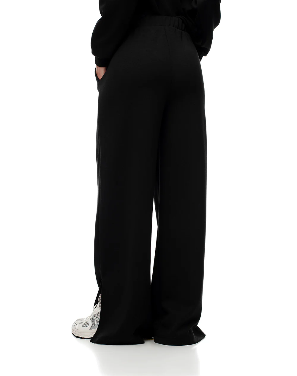 Pantalón tiro alto negro mujer - Image 3