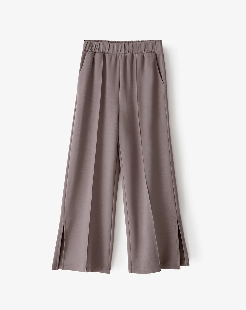 Pantalón tiro alto café mujer - Image 6