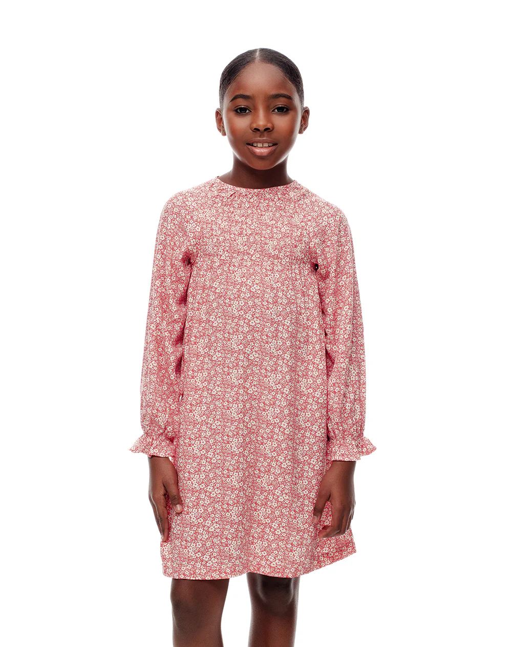 Vestido corto recto estampado niña - Image 3