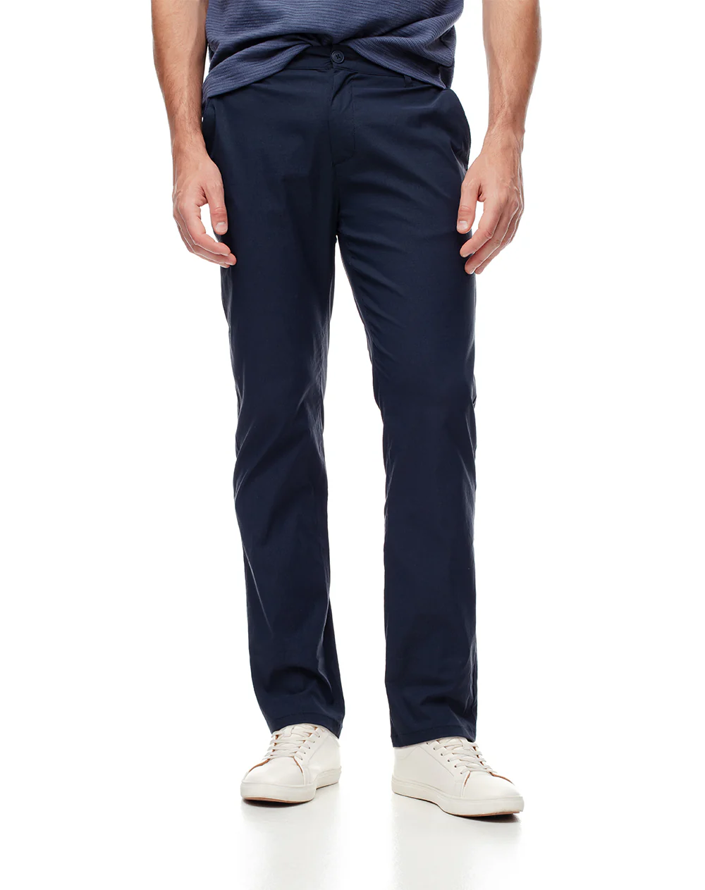 Pantalón chino regular azul hombre - Image 3