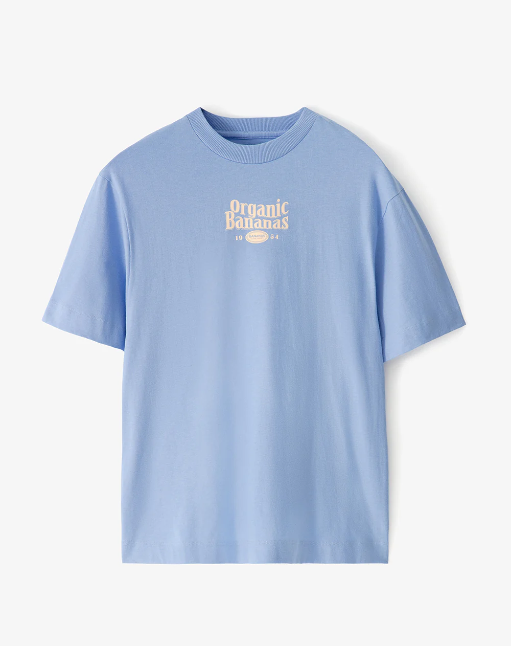 Camiseta oversize algodón azul mujer - Image 7