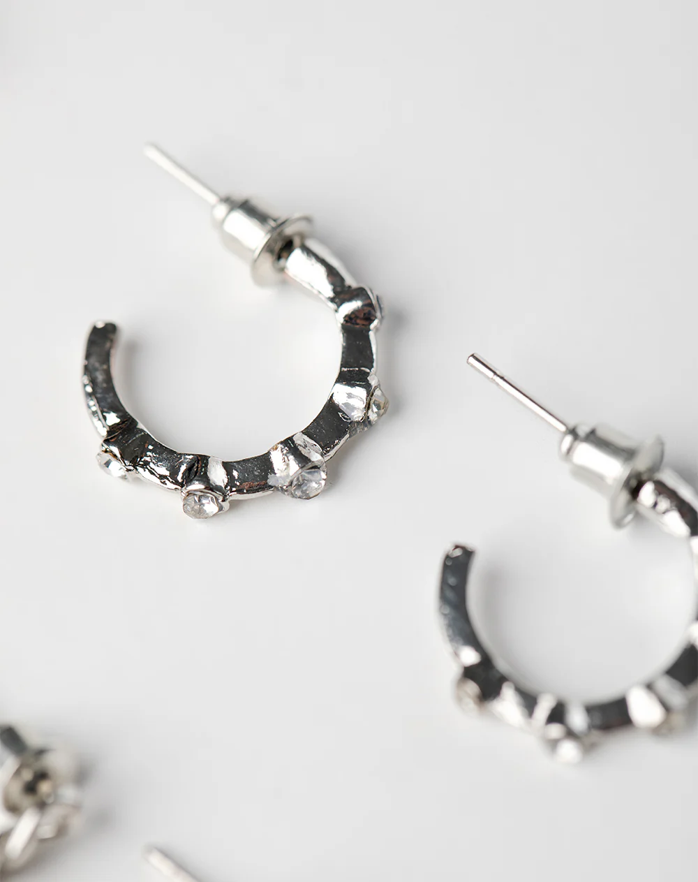 Aretes pack x6 plateados - Image 3