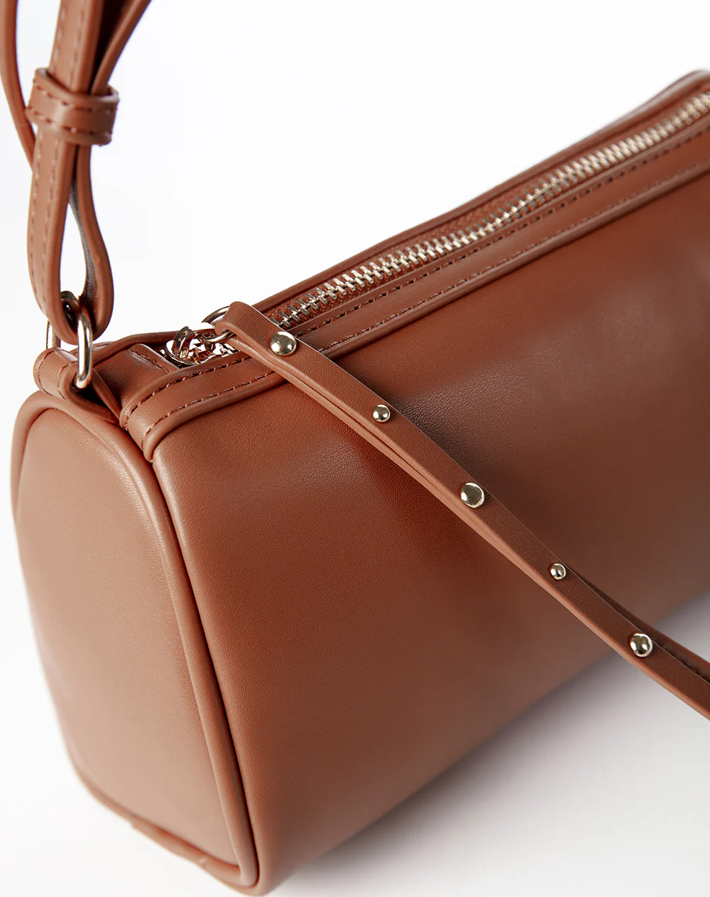 Bolso tipo baguette café mujer - Image 5