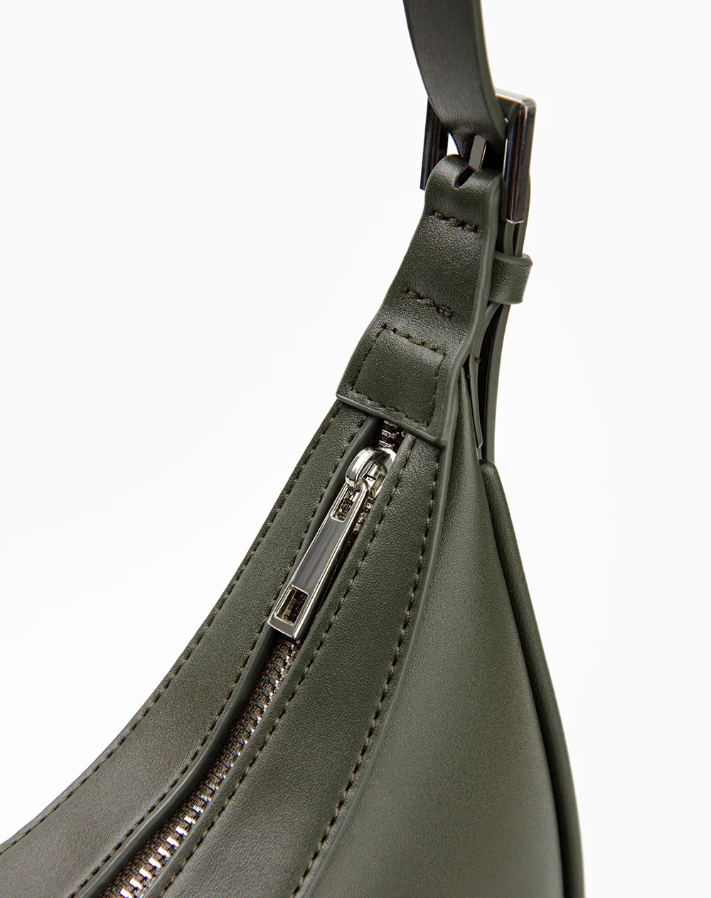 Bolso tipo baguette verde mujer - Image 5