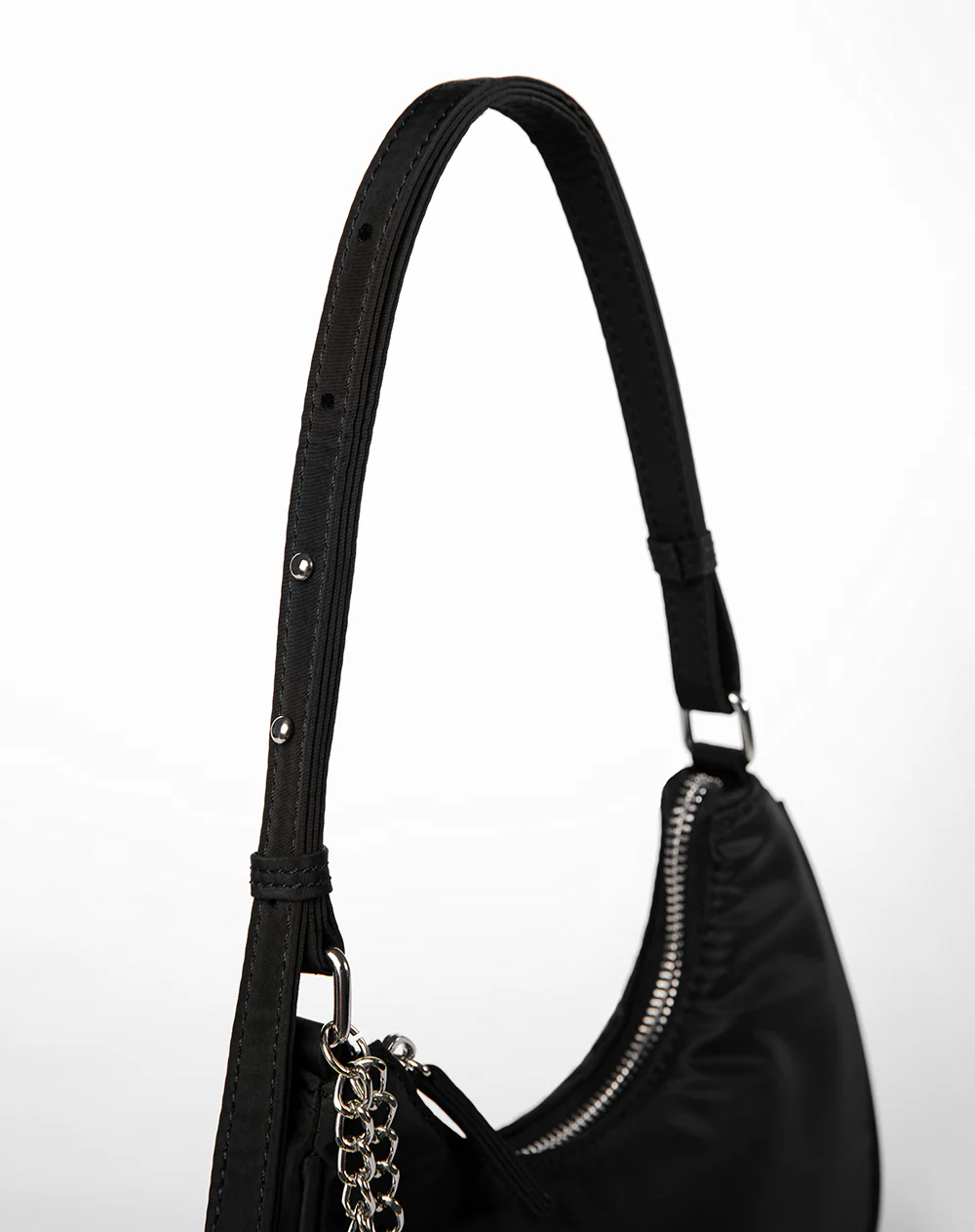 Bolso tipo baguette negro niña - Image 4