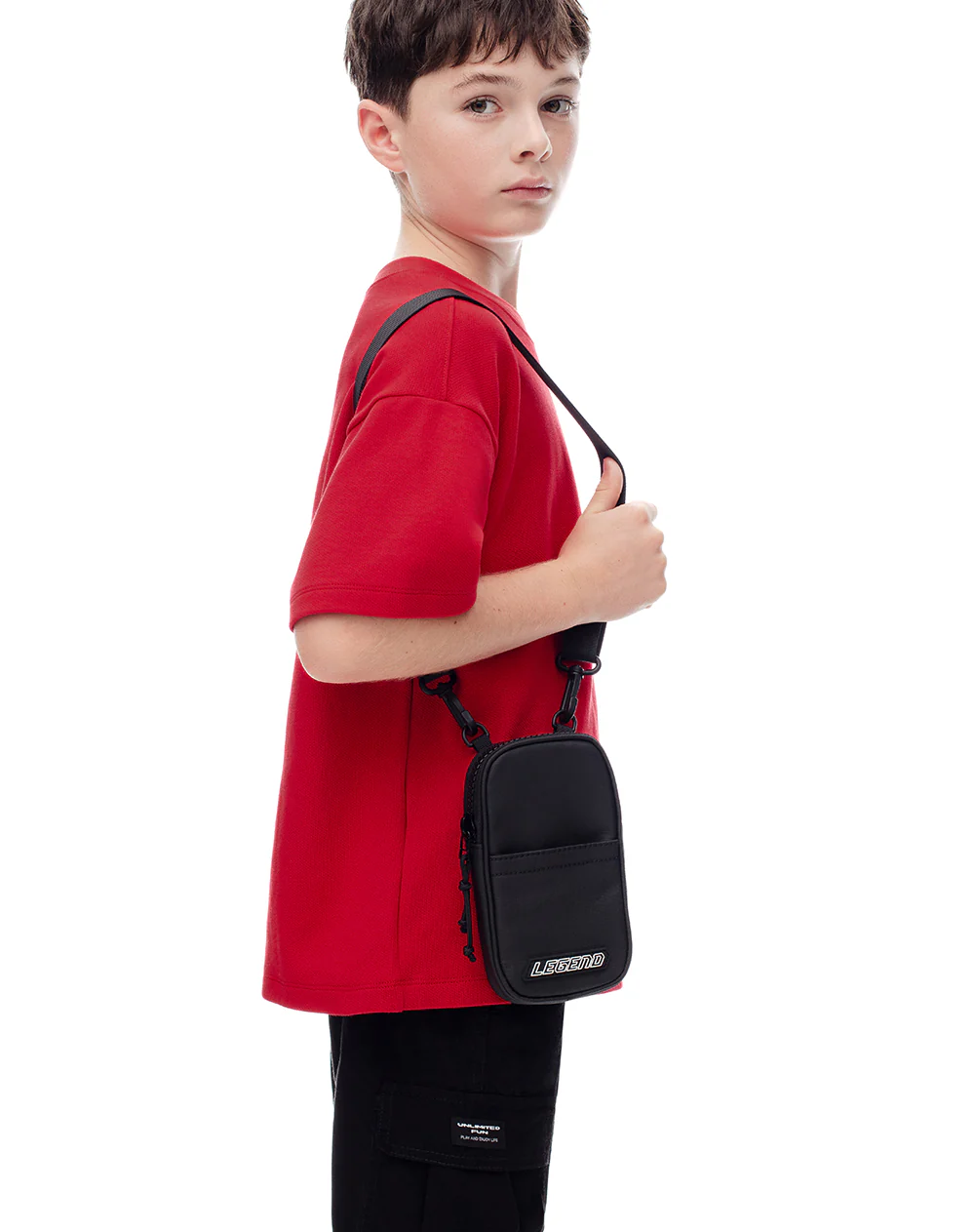 Bolso tipo bandolera negro niño - Image 5