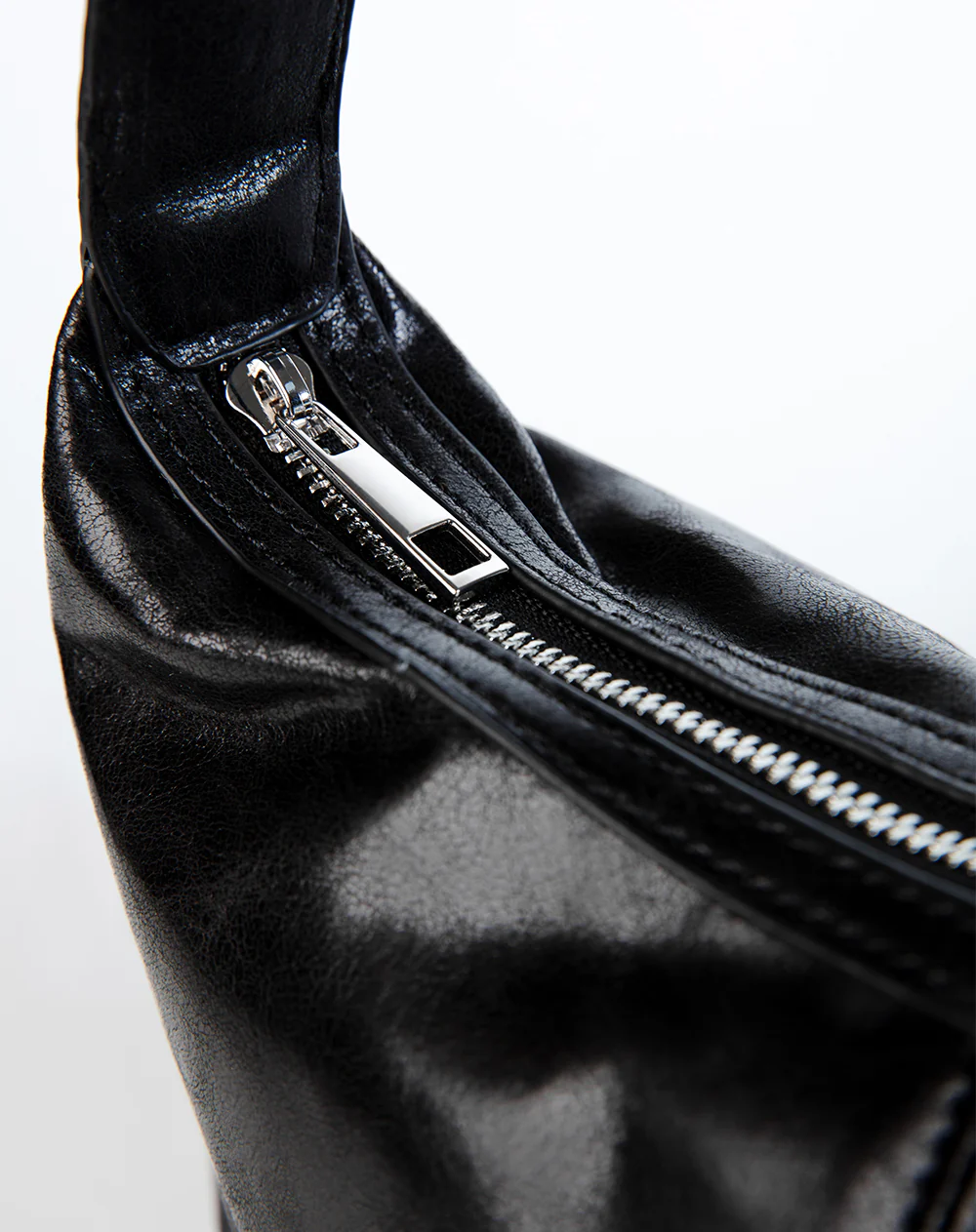 Bolso baguette negro mujer - Image 4
