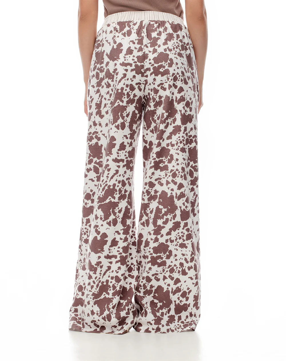 Pantalón relax tiro medio algodón print mujer - Image 4