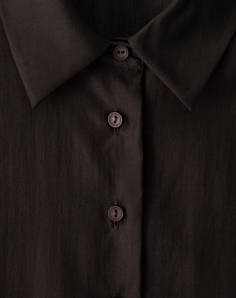 Camisa manga larga oversize chocolate mujer - Image 7