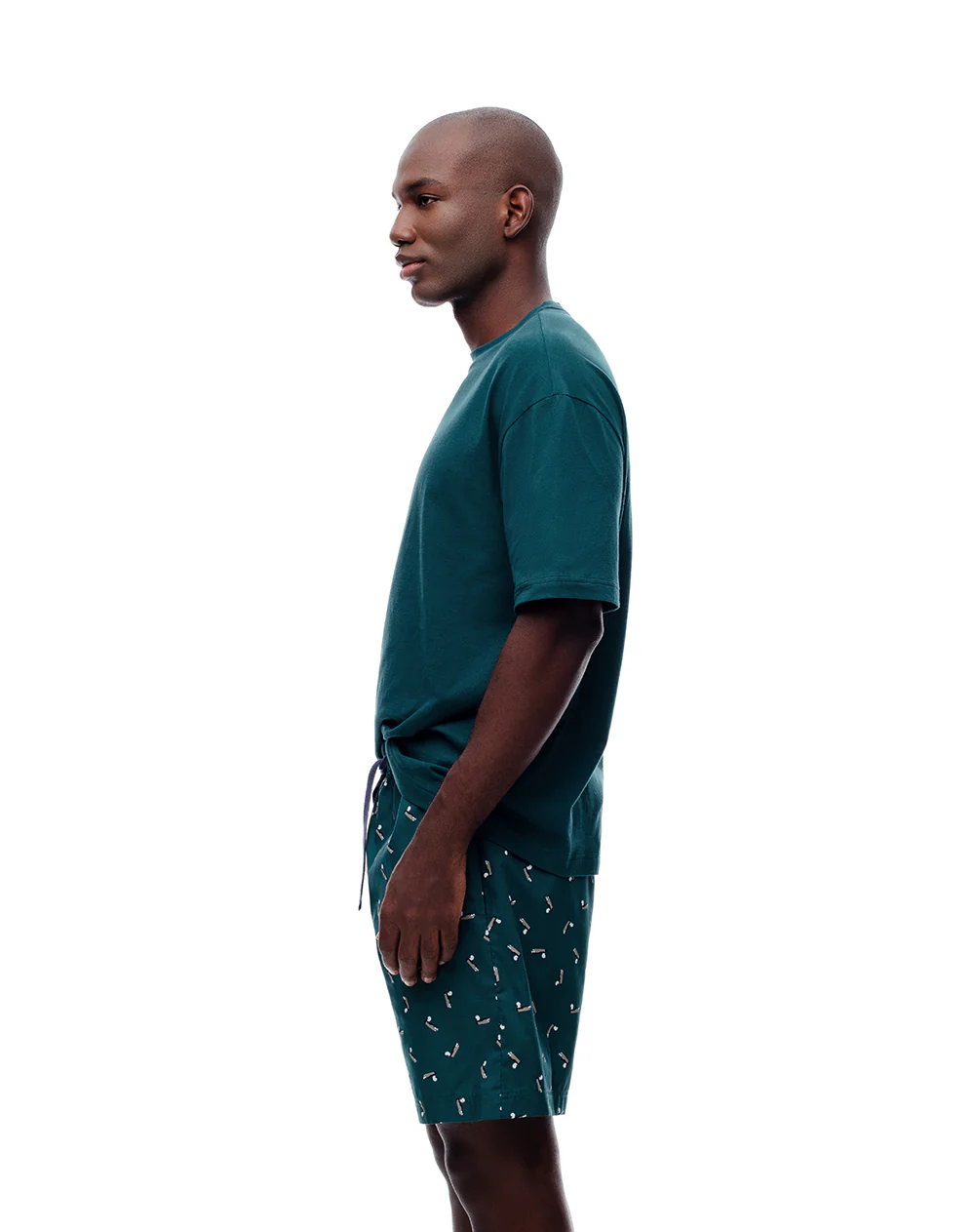 Bermuda de pijama algodón estampada hombre - Image 3