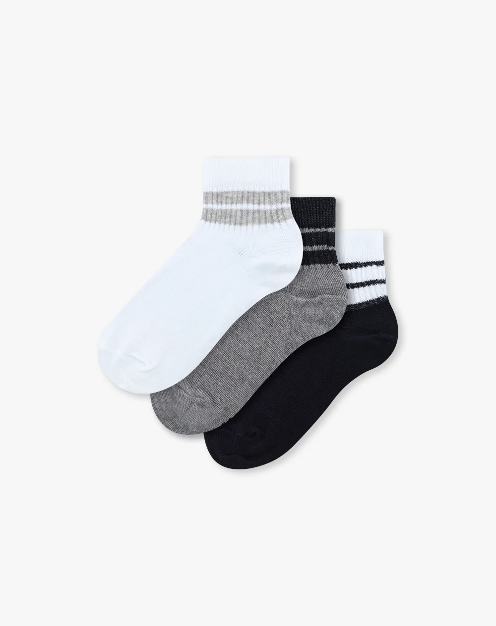 Medias niño tobillera pack x3 surtido