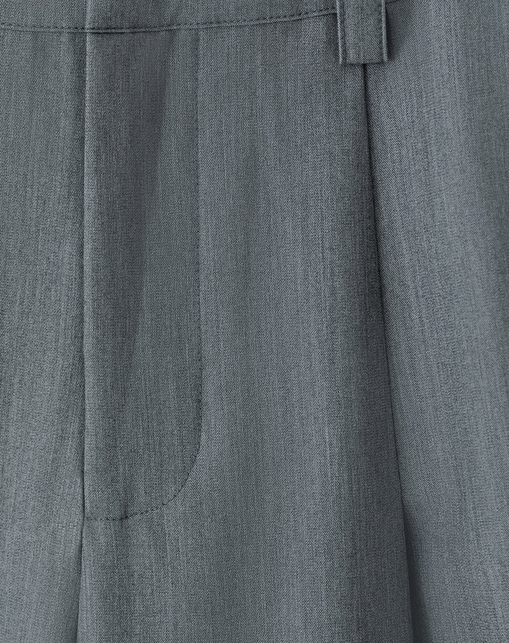 Pantalón cargo wide leg tiro alto gris mujer - Image 7
