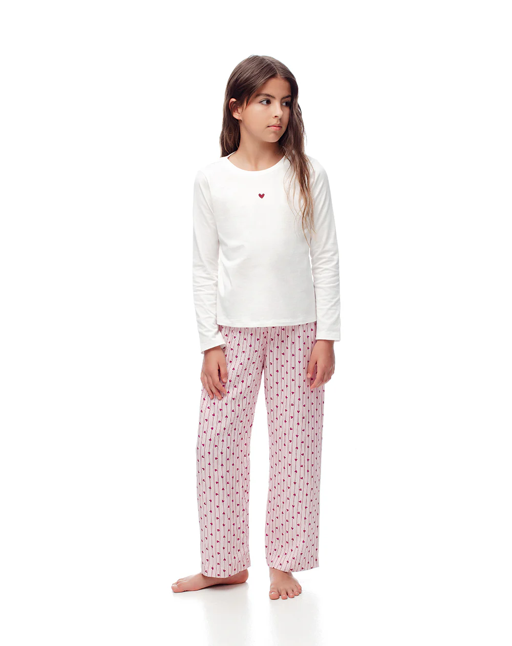 Camibuzo + pantalón de pijama estampado niña