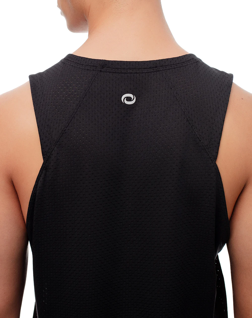 Camisilla deportiva antibacterial negra hombre - Image 5