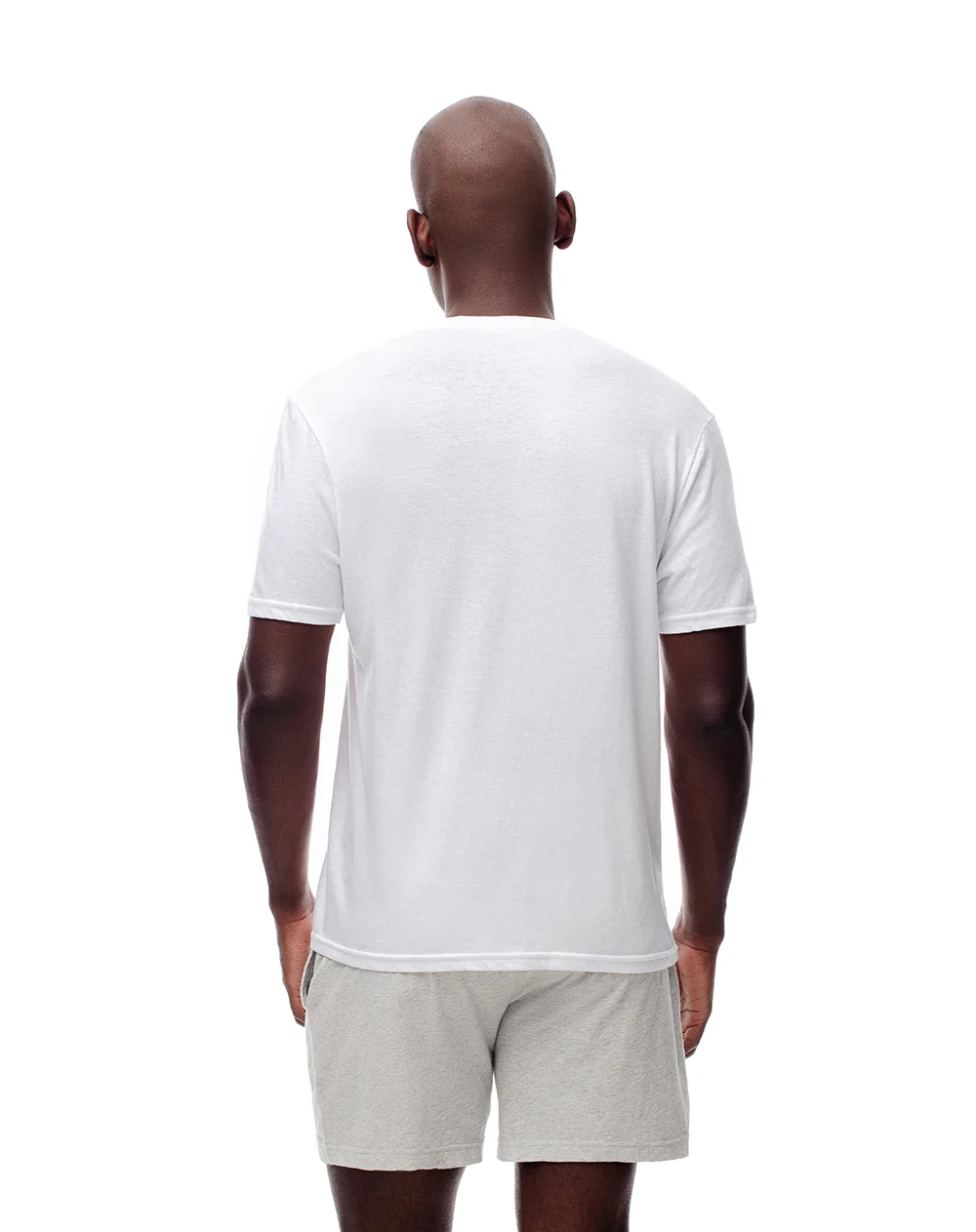 Camiseta slim algodón x2unds blanca hombre - Image 2