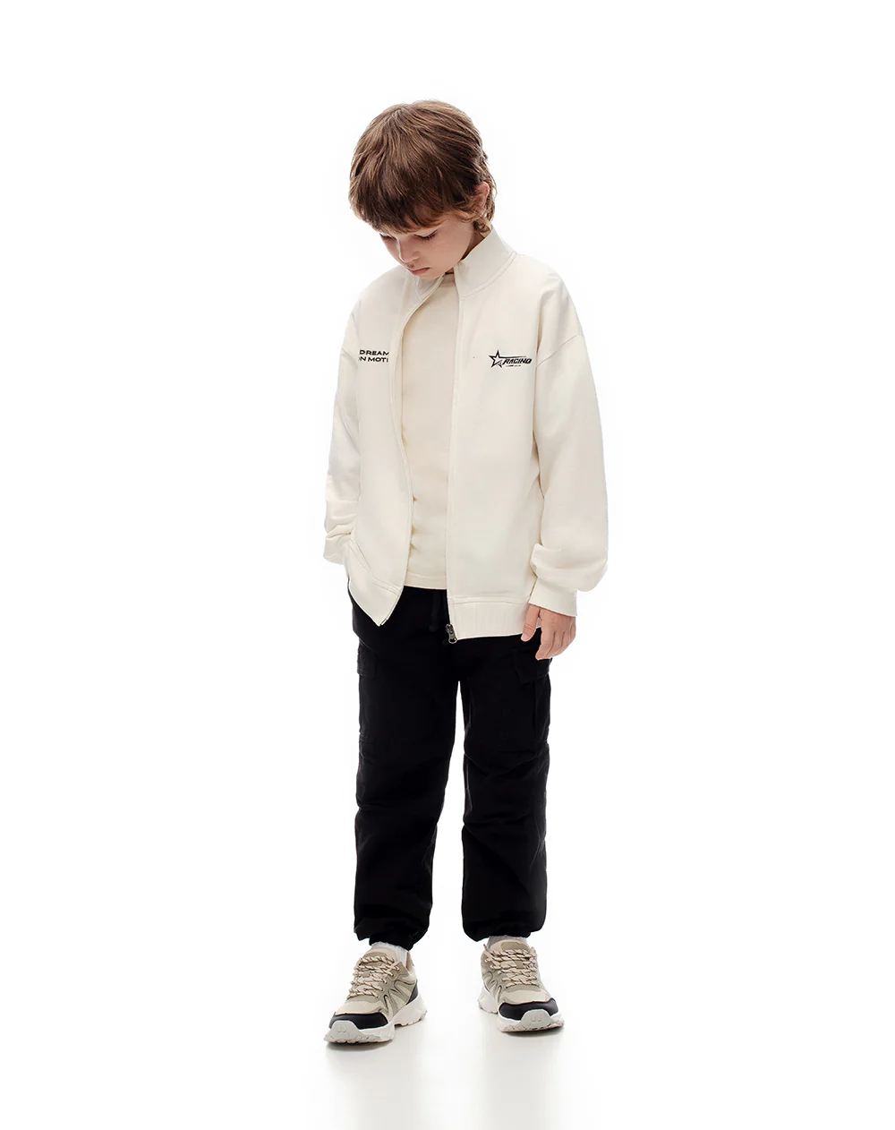 Chaqueta regular algodón crudo niño - Image 3