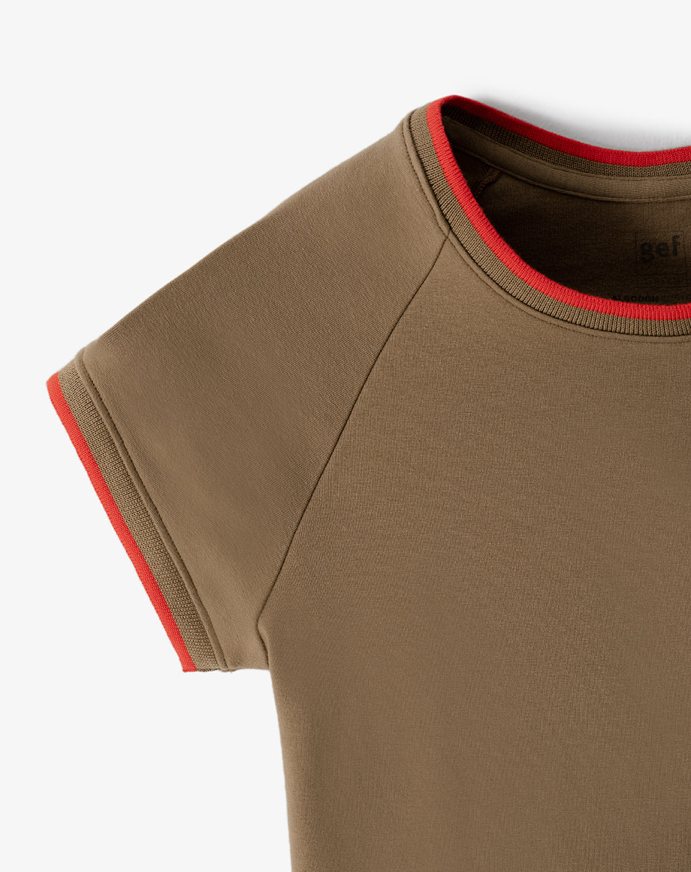 Camiseta slim algodón negra mujer - Image 6