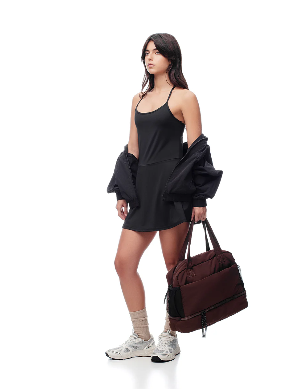 Vestido deportivo ciclista interno negro mujer - Image 6