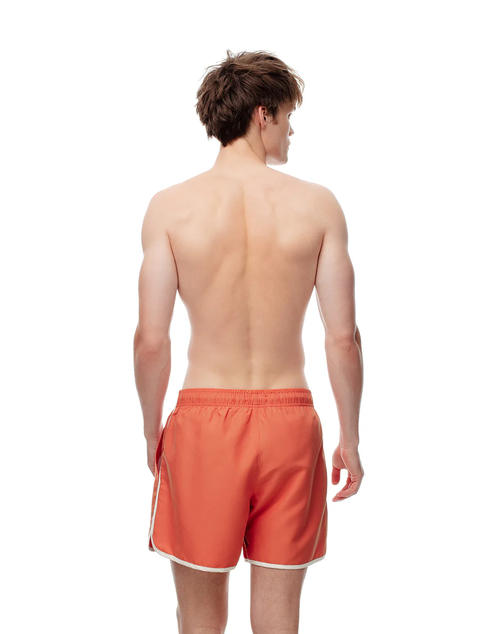 Pantaloneta de baño naranja hombre - Image 2