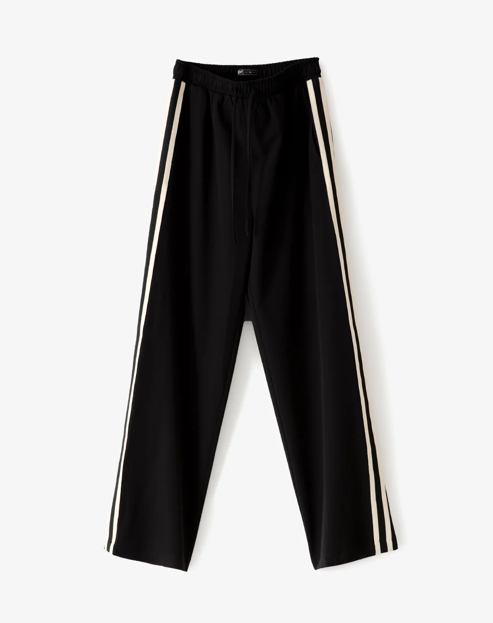 Pantalón recto tiro medio negro mujer - Image 7