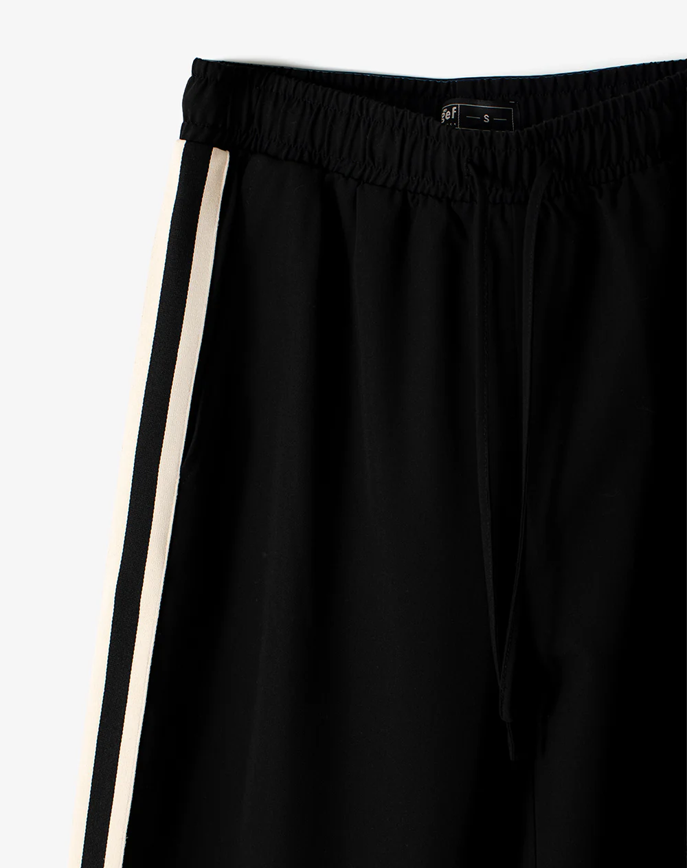 Pantalón recto tiro medio negro mujer - Image 8