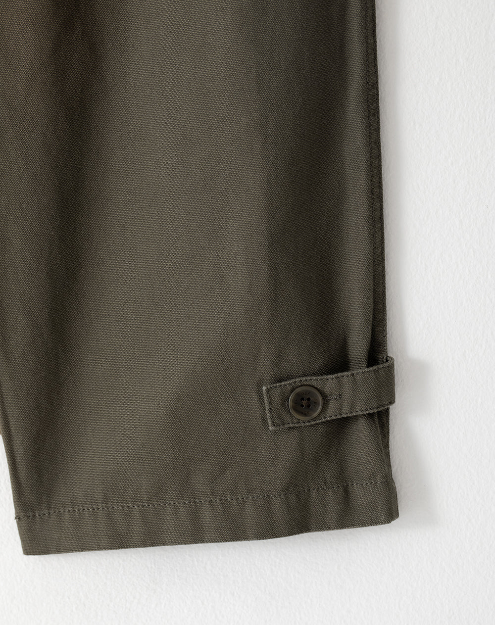 Pantalón cargo recto algodón verde hombre - Image 13