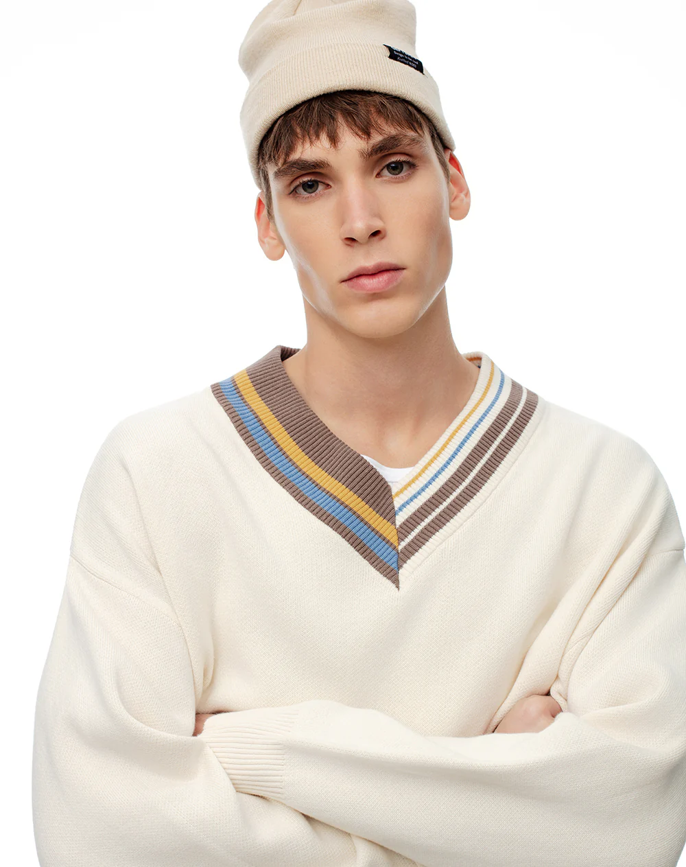 Buzo oversize algodón vainilla hombre - Image 3