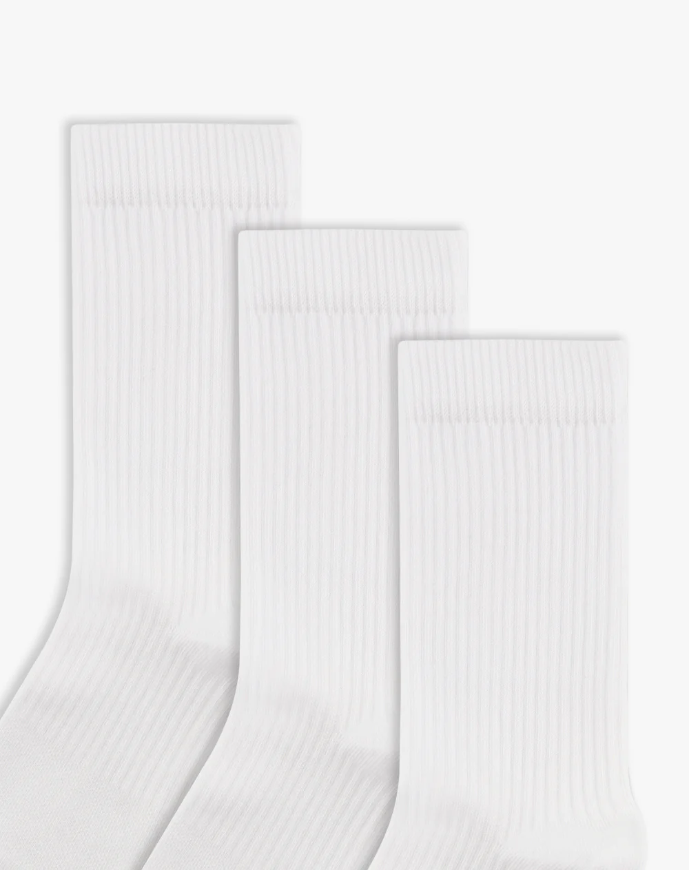 Medias hombre largas pack x3 blancas - Image 2