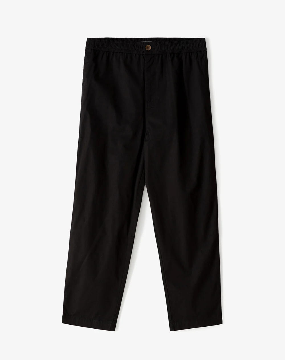 Pantalón recto drill algodón negro hombre - Image 6