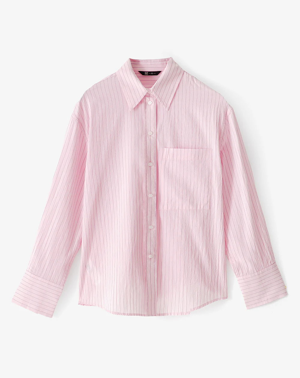 Camisa manga larga regular rayas mujer - Image 5