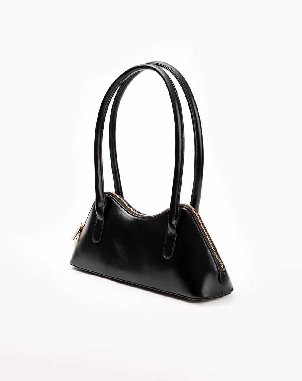 Bolso Top handle estructurado negro mujer - Image 3