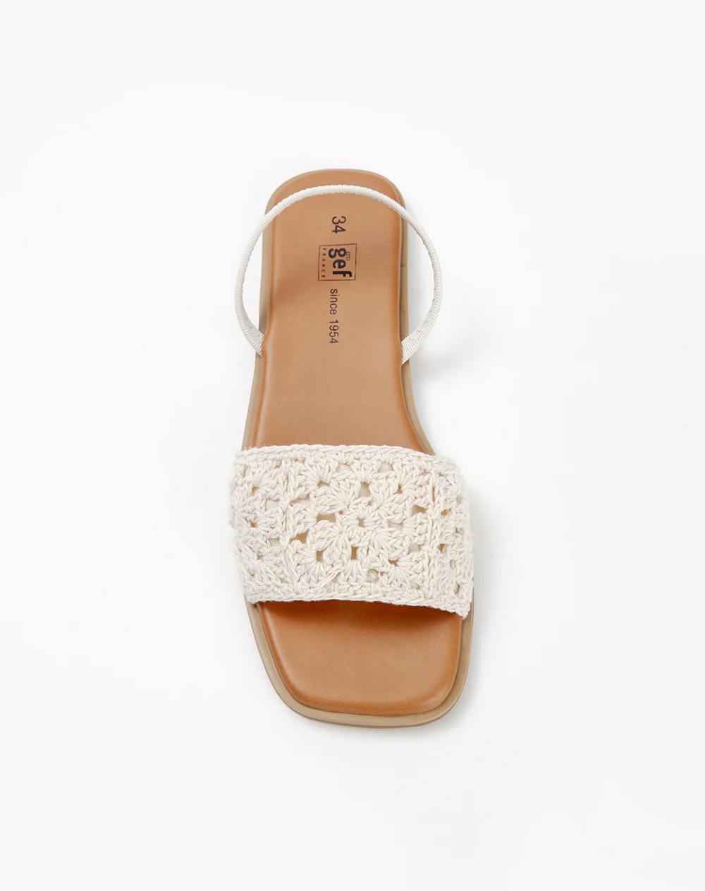 Sandalias planas crudo niña - Image 3