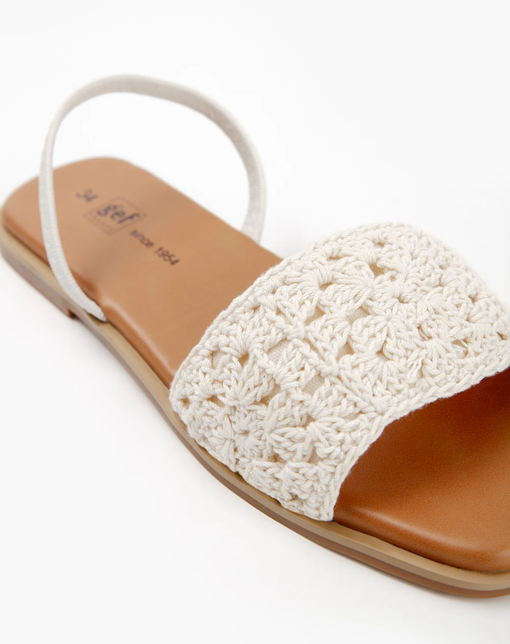 Sandalias planas crudo niña - Image 4