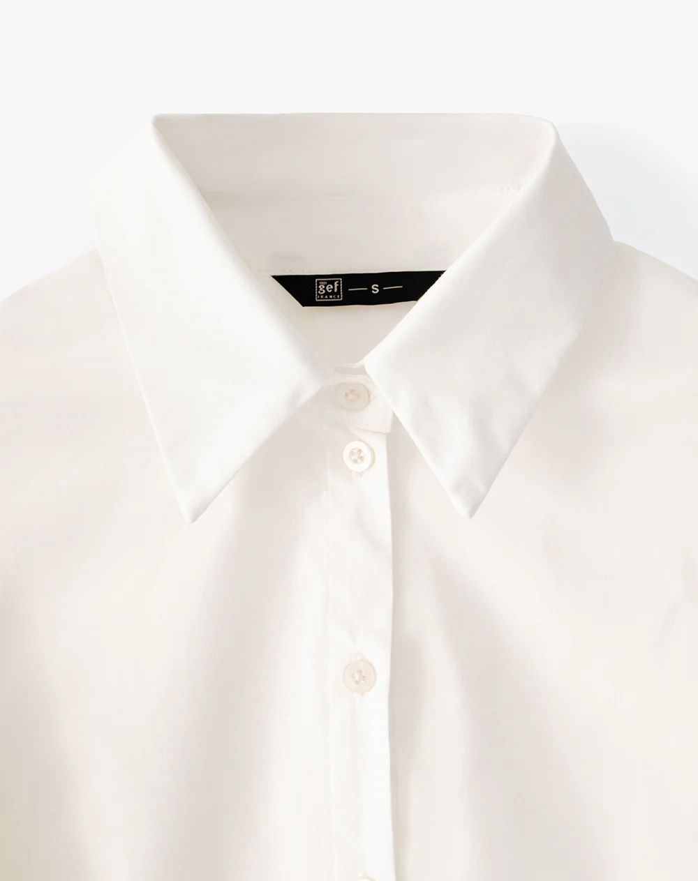 Camisa manga 3/4 oversize blanca mujer - Image 6