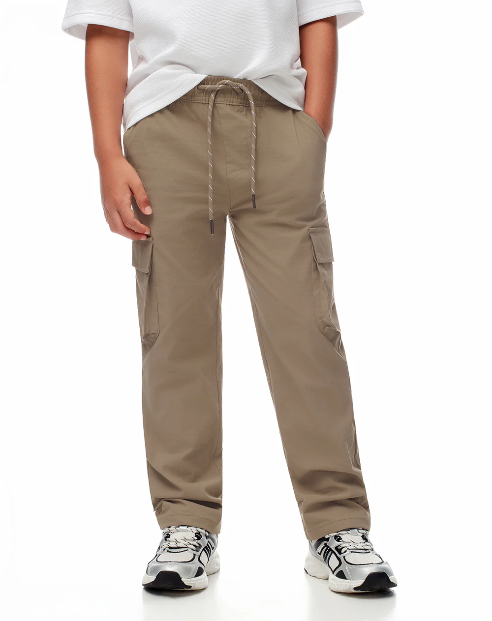 Pantalón tipo cargo habano niño - Image 4