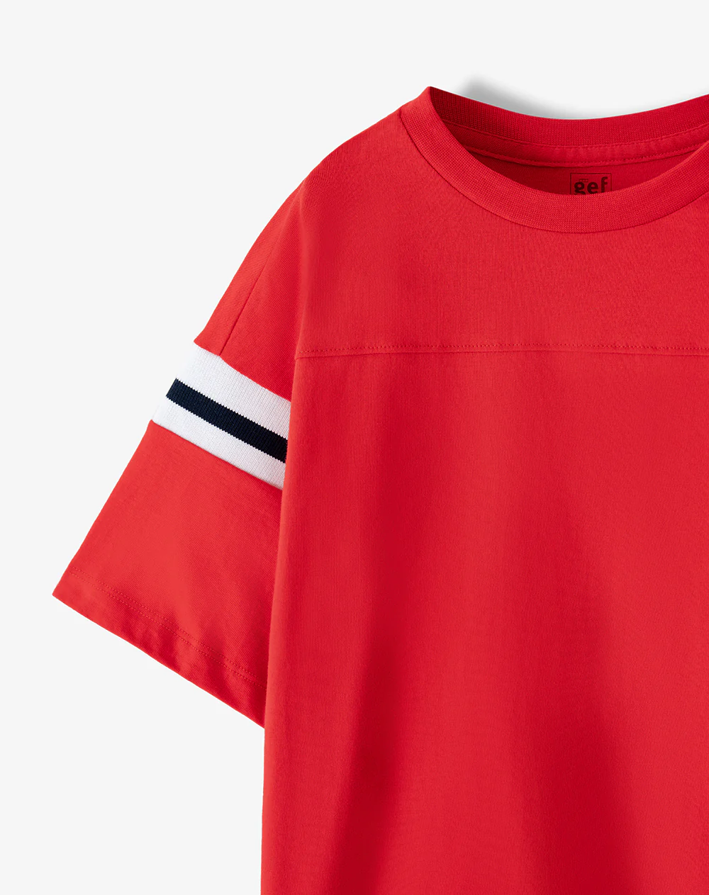 Camiseta regular algodón roja niño - Image 6