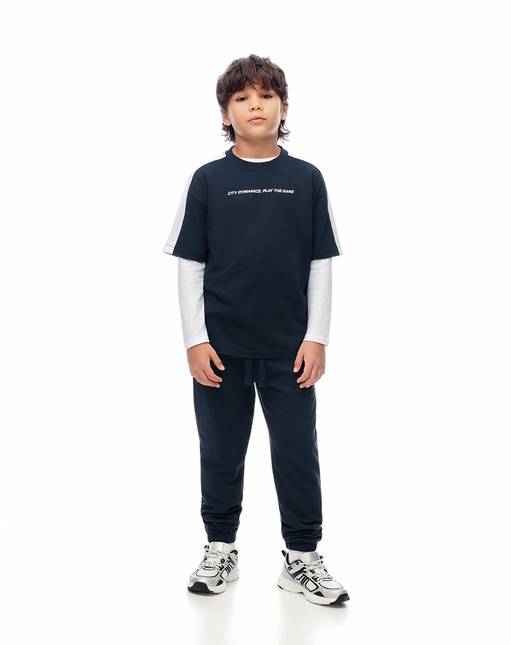 Camiseta regular azul niño - Image 4