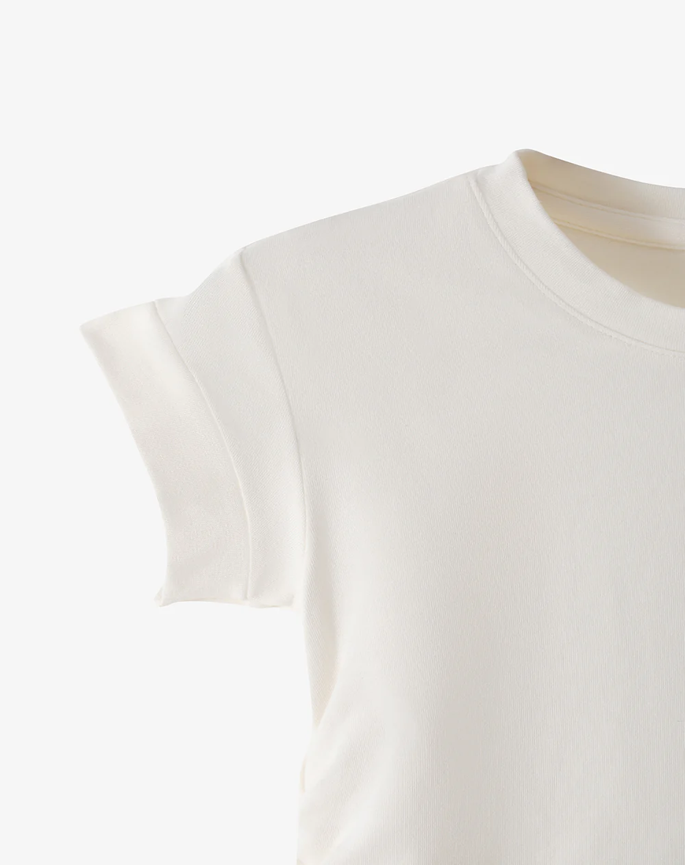 Camiseta regular blanca niña - Image 6