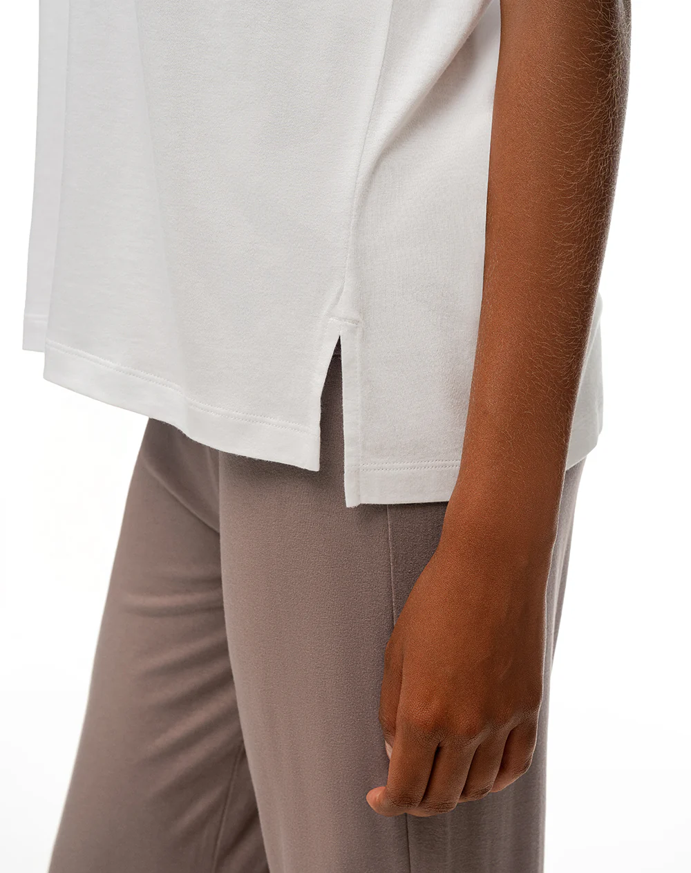 Camiseta relax blanca mujer - Image 5