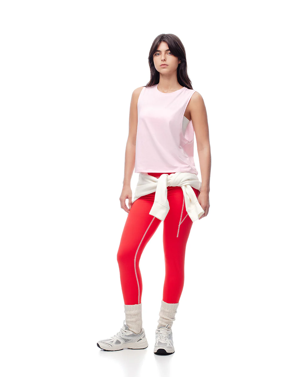 Camiseta esqueleto deportiva rosada mujer - Image 4